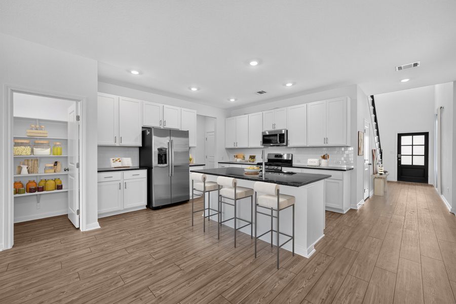 Furnished interior view inside a new home in Sunfield, Buda (Image 4).