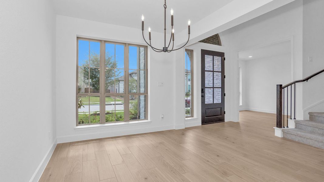 Spacious, unfurnished interior of a new home in Meridiana, Manvel (Image 6).
