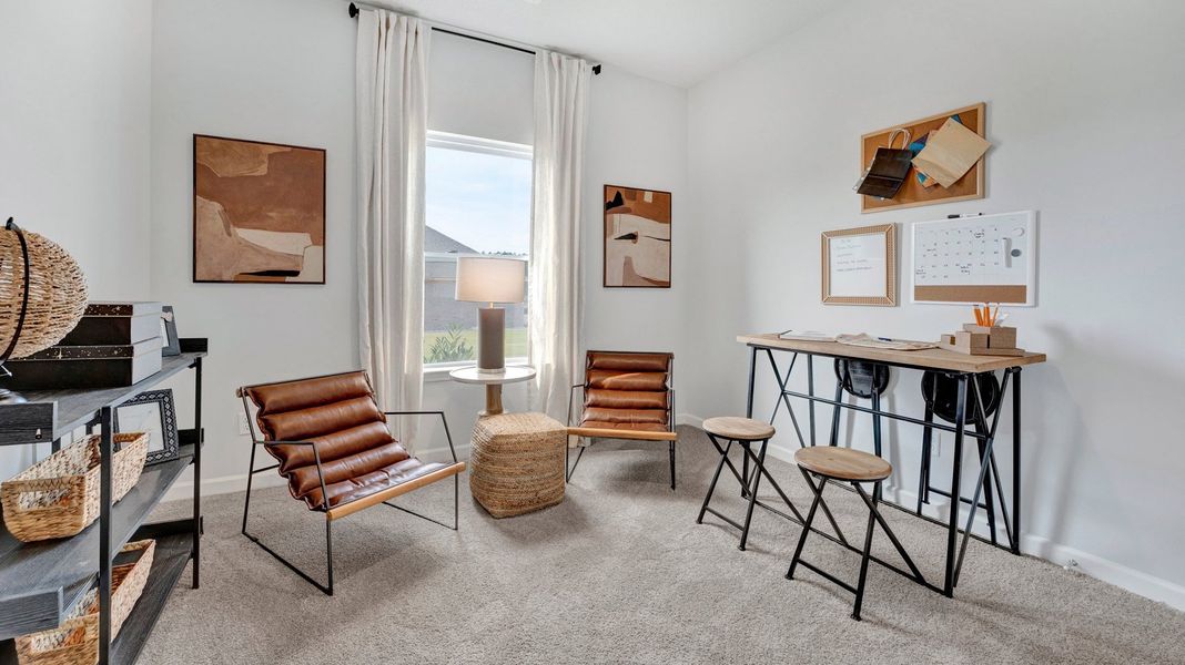 Representative furnished interior of a home built from the DOVER by D.R. Horton in Riverwood Gardens, Oakland (Image 24).