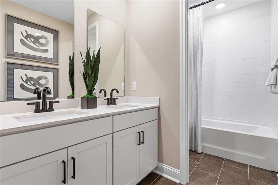 Furnished interior view inside a new home in Coastal Gardens, Palm Coast (Image 19). Furnished interior view inside a new home in Coastal Gardens, Palm Coast (Image 19).