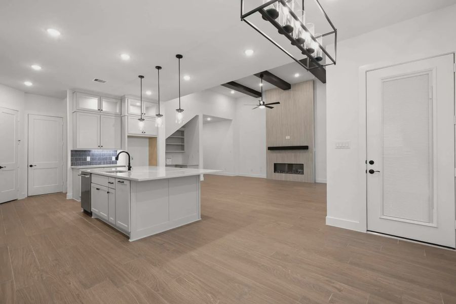 Furnished interior view inside a new home in Evergreen, Fulshear (Image 10).