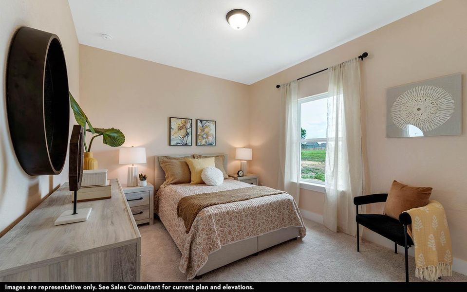 Furnished interior view inside a new home in Harvest Pointe, Needville (Image 11).