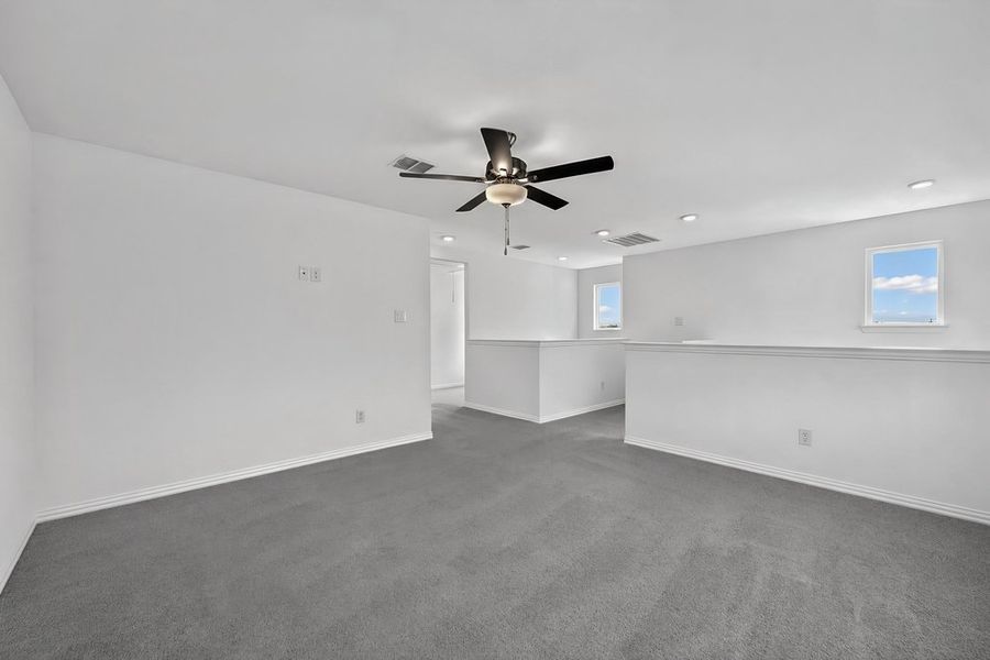 Spacious, unfurnished interior of a new home in River Ridge, Crandall (Image 23). Spacious, unfurnished interior of a new home in River Ridge, Crandall (Image 23).