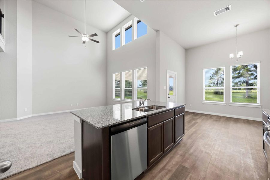 Furnished interior view inside a new home in Barton Place, Cleveland (Image 5).