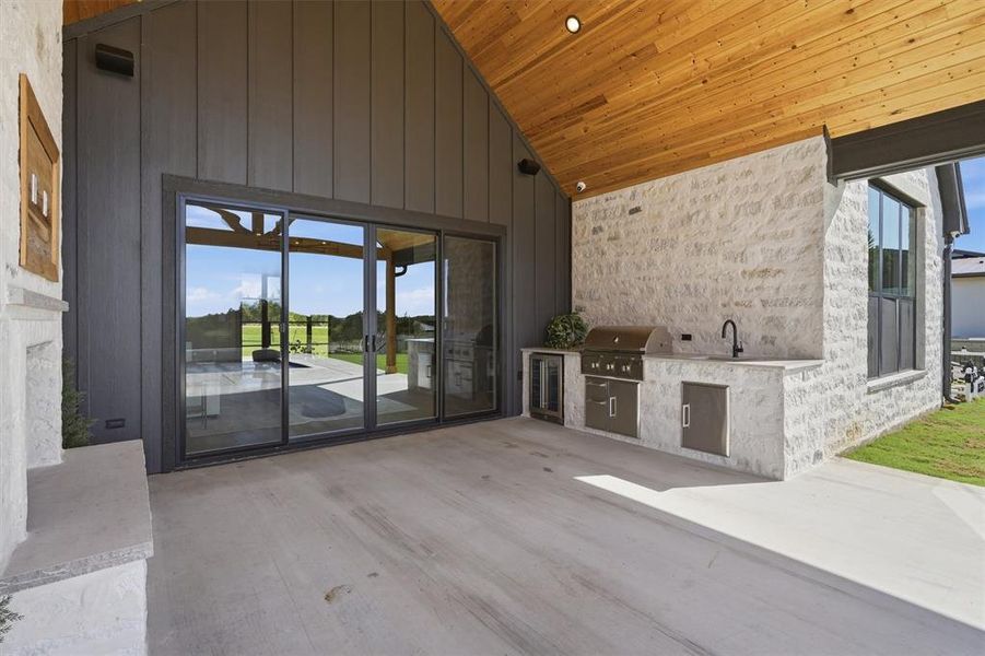 Exterior details and patio area of a home in , Cresson (Image 27). Exterior details and patio area of a home in , Cresson (Image 27).