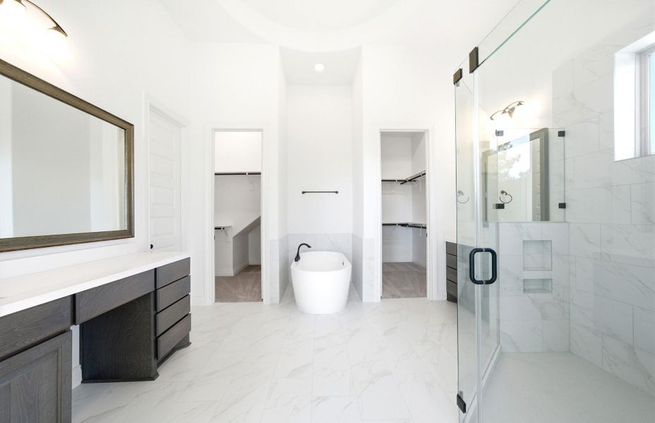 Furnished interior view inside a new home in , Cypress (Image 12).