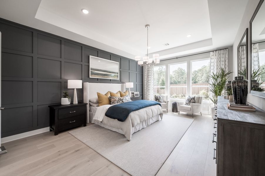 Representative furnished interior of a home built from the Snyder by Tri Pointe Homes in Harvest Green, Richmond (Image 17).