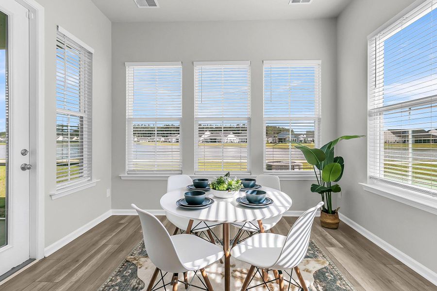 Furnished interior view inside a new home in Horizons at Summers Corner | 55+: The Legends, Summerville (Image 7).