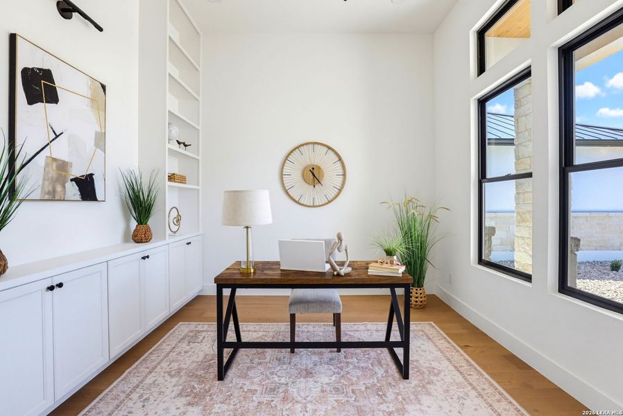 Furnished interior view inside a new home in , Bulverde (Image 10).