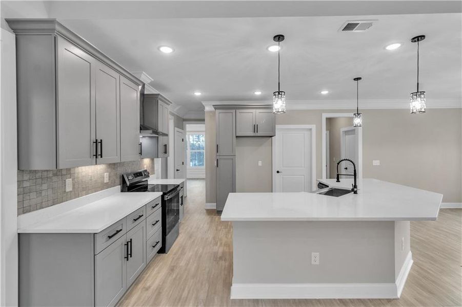 Furnished interior view inside a new home in , Jonesboro (Image 7).