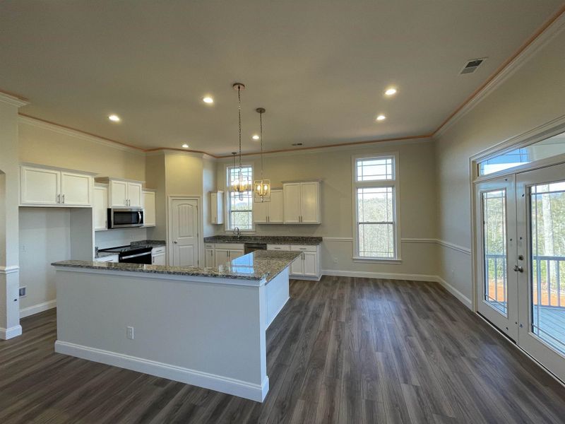 Furnished interior view inside a new home in Pointe Summit, Slater-Marietta (Image 8).