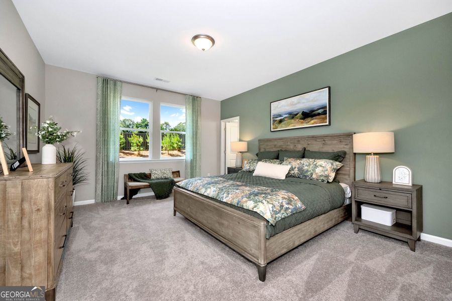 Furnished interior view inside a new home in Ivy Glen, Perry (Image 11).