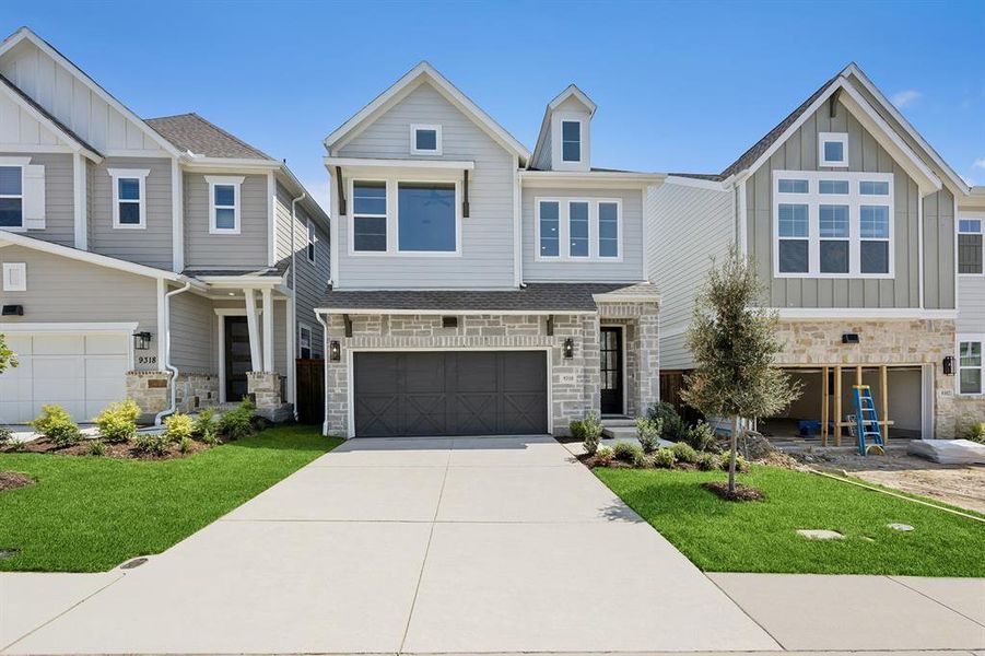 Front exterior of a new home in Greenville Heights, Dallas, TX, highlighting curb appeal (Image 1). Front exterior of a new home in Greenville Heights, Dallas, TX, highlighting curb appeal (Image 1).