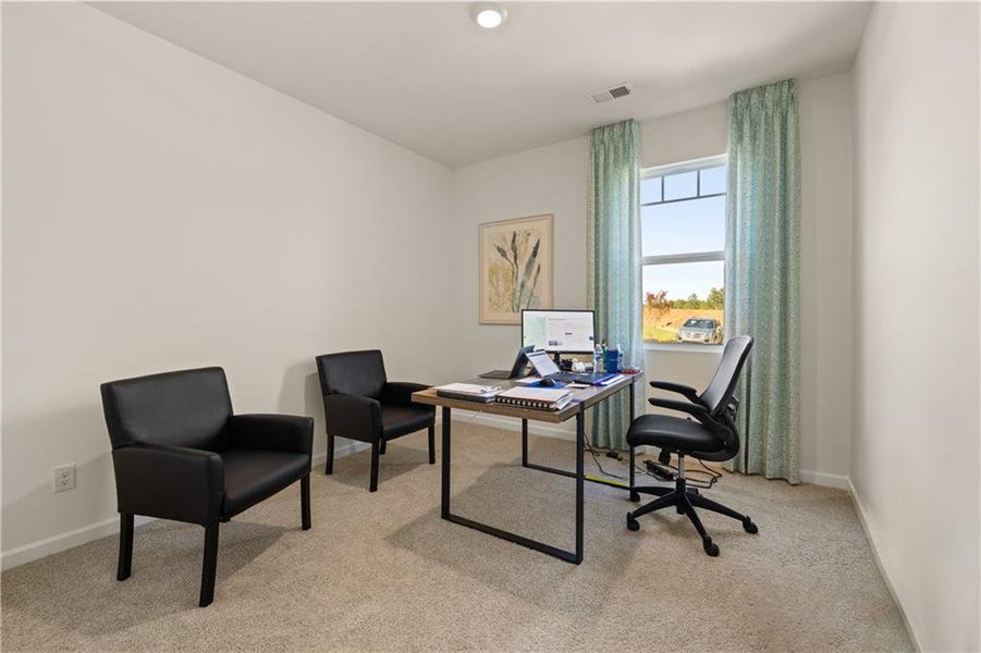Furnished interior view inside a new home in , Buckhead (Image 32).