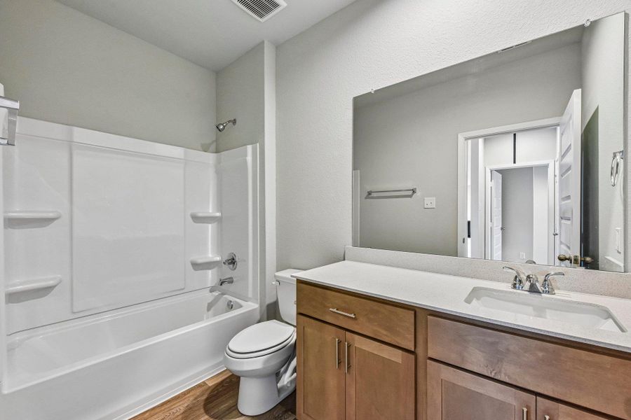 Furnished interior view inside a new home in Cloverleaf, Austin (Image 6).