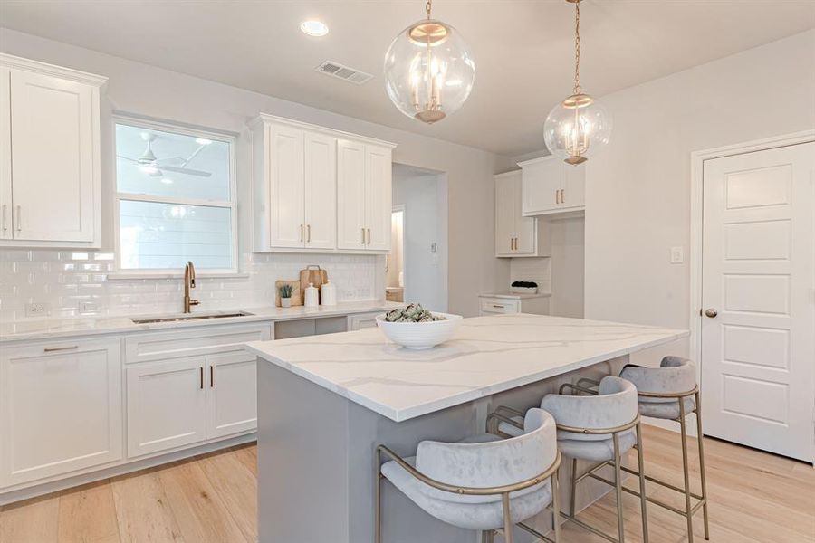 Furnished interior view inside a new home in , Fort Worth (Image 30).