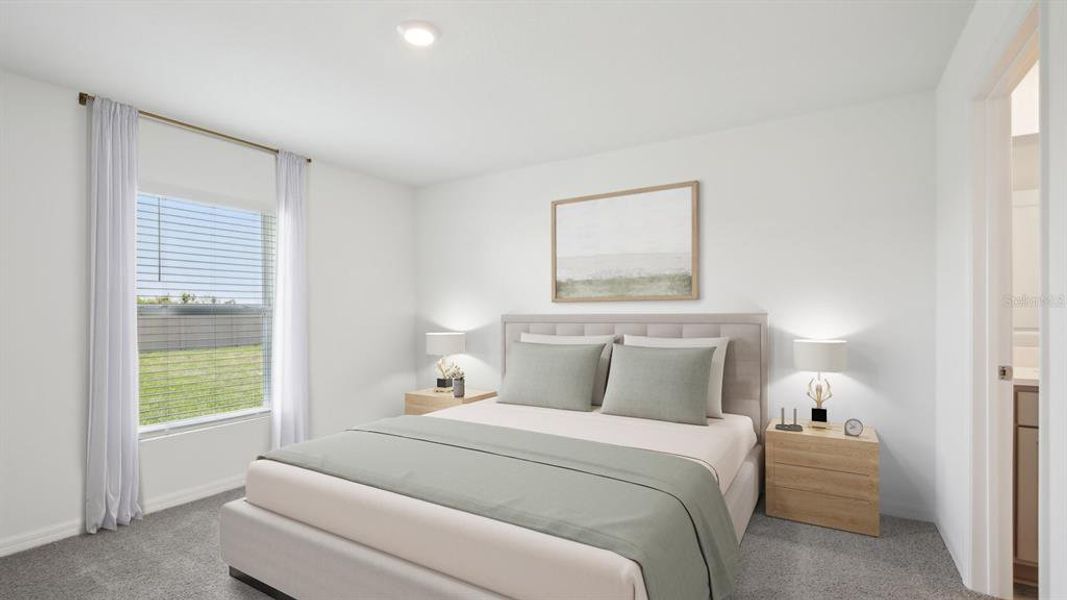 Furnished interior view inside a new home in Oakfield Lakes, Parrish (Image 10).