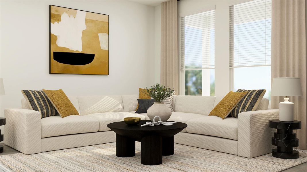 Furnished interior view inside a new home in , Elgin (Image 16).