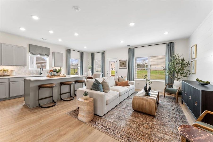Furnished interior view inside a new home in , Rockmart (Image 13).