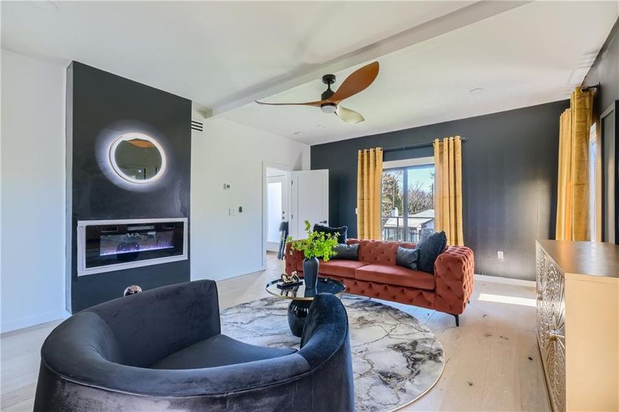 Furnished interior view inside a new home in , Atlanta (Image 16).