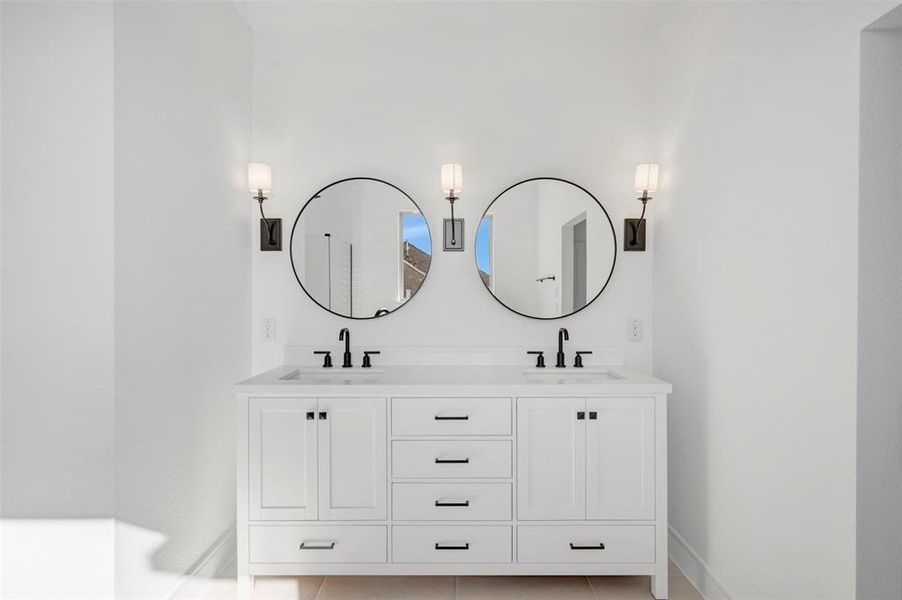 Furnished interior view inside a new home in Timberbrook, Justin (Image 28). Furnished interior view inside a new home in Timberbrook, Justin (Image 28).