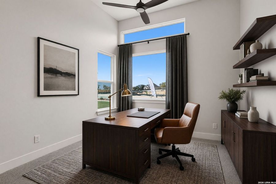 Furnished interior view inside a new home in Esperanza, Boerne (Image 7).