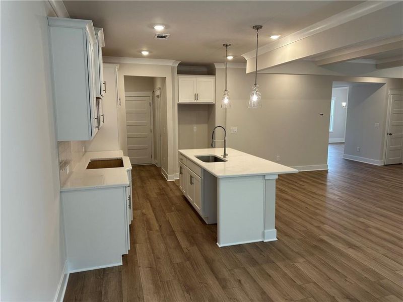 Furnished interior view inside a new home in Rosewood Lake Estates, Hoschton (Image 12).