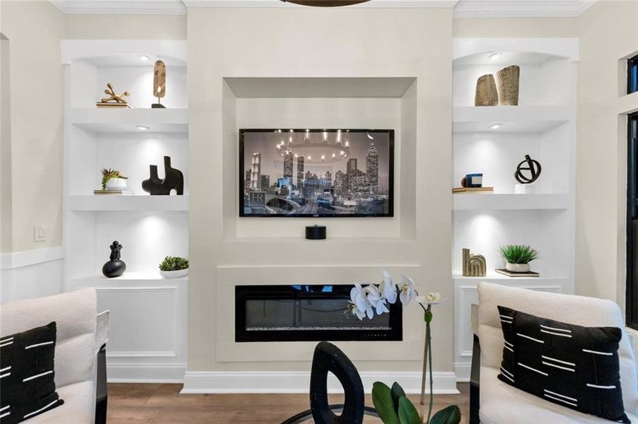 Furnished interior view inside a new home in , Atlanta (Image 5).