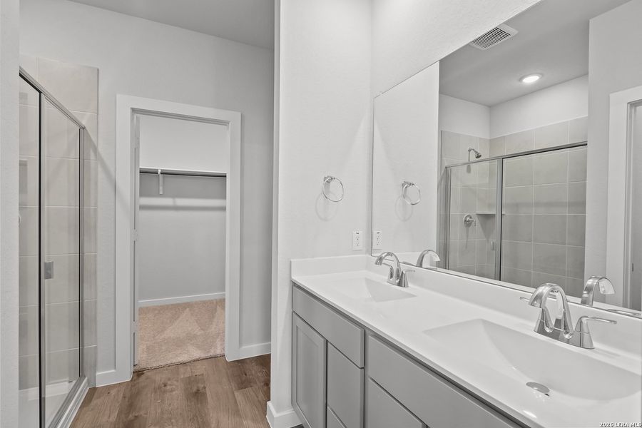 Furnished interior view inside a new home in Summerlin, San Antonio (Image 12).