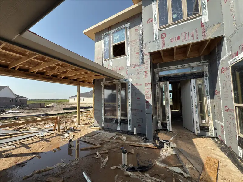 In-progress construction of a new home in Austin Point, Richmond, TX (Image 8). In-progress construction of a new home in Austin Point, Richmond, TX (Image 8).