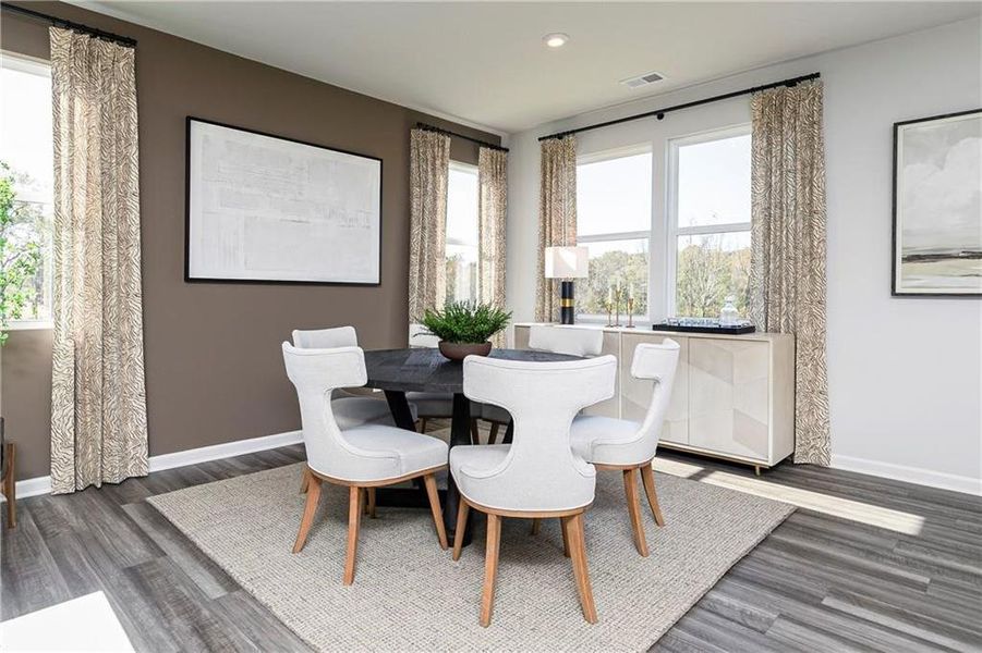 Furnished interior view inside a new home in Riverside Ridge, Lawrenceville (Image 33).