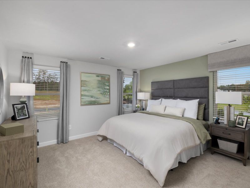 Furnished interior view inside a new home in Valentine Townes, Greer (Image 26).