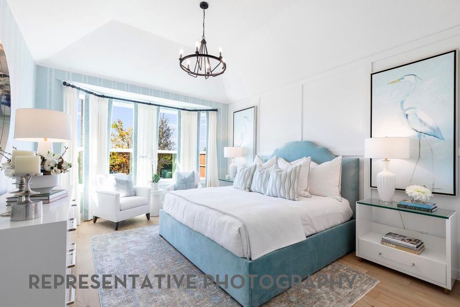 Furnished interior view inside a new home in Wolf Ranch, Georgetown (Image 15).