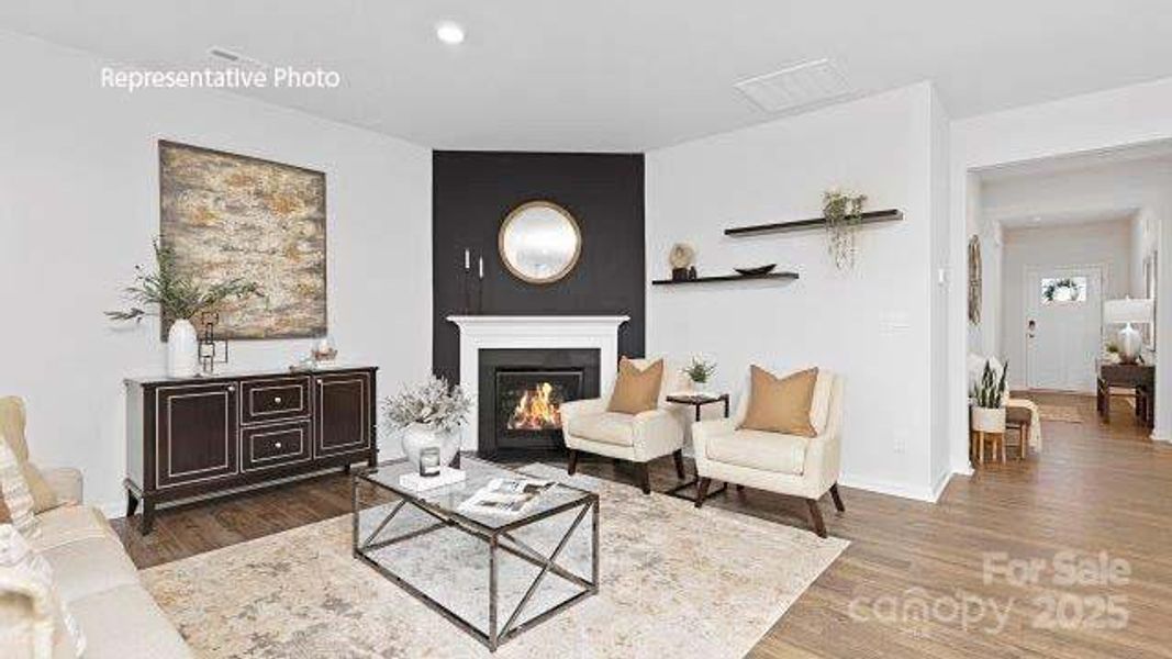 Furnished interior view inside a new home in Woodhaven at Chester, Chester (Image 13).