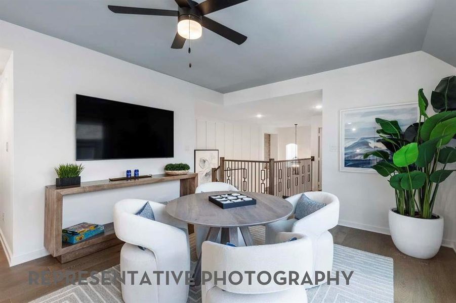 Furnished interior view inside a new home in Wildridge, Oak Point (Image 31).