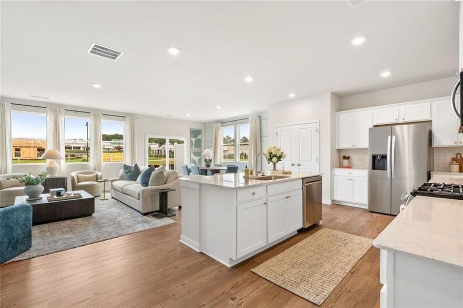 Furnished interior view inside a new home in Magnolia Square, Austell (Image 5).