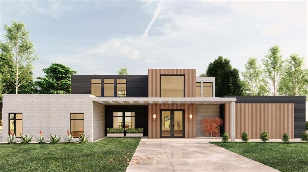 Front exterior of a new home in , McDonough, GA, highlighting curb appeal (Image 2).