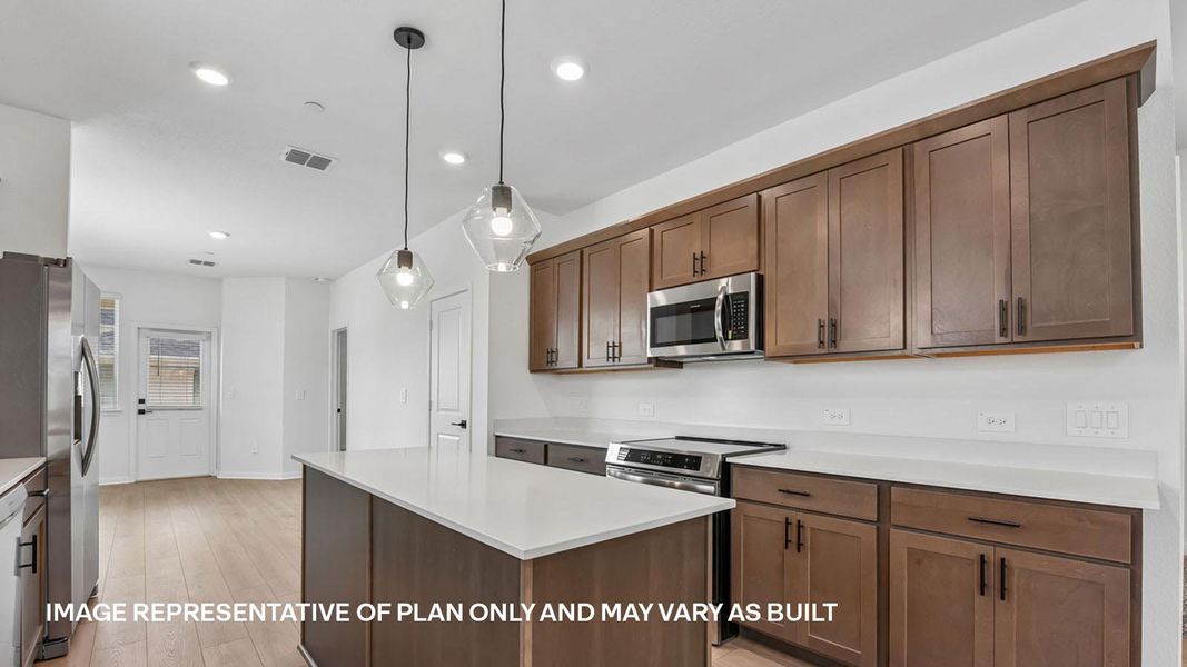 Furnished interior view inside a new home in Avery Centre, Round Rock (Image 8).