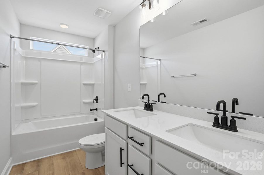 Furnished interior view inside a new home in Enclave at Riverdale, Huntersville (Image 9).