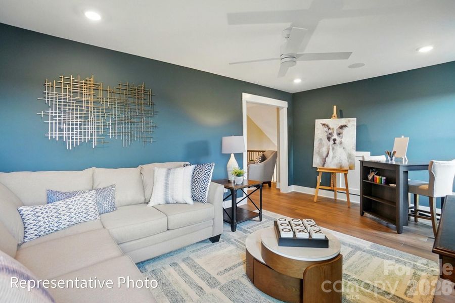 Furnished interior view inside a new home in Heritage - 55+ Community, Indian Trail (Image 12).