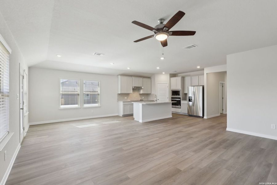 Spacious, unfurnished interior of a new home in Legendary Trails - Classic Series, Cibolo (Image 22).