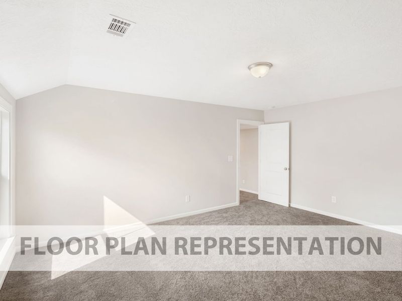 Secondary Bedroom Floorplan Representation Photo | The Ashworth VI Secondary Bedroom Floorplan Representation Photo | The Ashworth VI