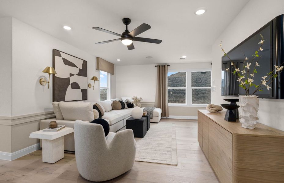 Representative furnished interior of a home built from the Mystique by Del Webb in Del Webb New Braunfels at Veramendi, New Braunfels (Image 53).