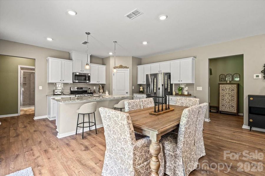 Furnished interior view inside a new home in Sanders Ridge, Troutman (Image 18).