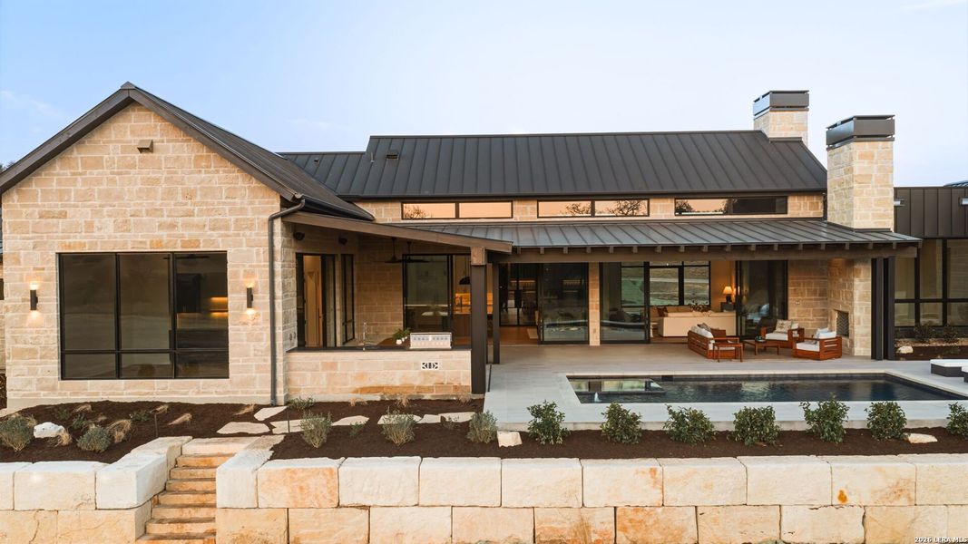 Exterior details and patio area of a home in , Fredericksburg (Image 32). Exterior details and patio area of a home in , Fredericksburg (Image 32).
