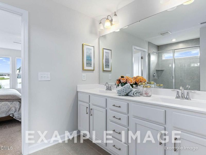 Furnished interior view inside a new home in Woodland Crossing, Zebulon (Image 14).