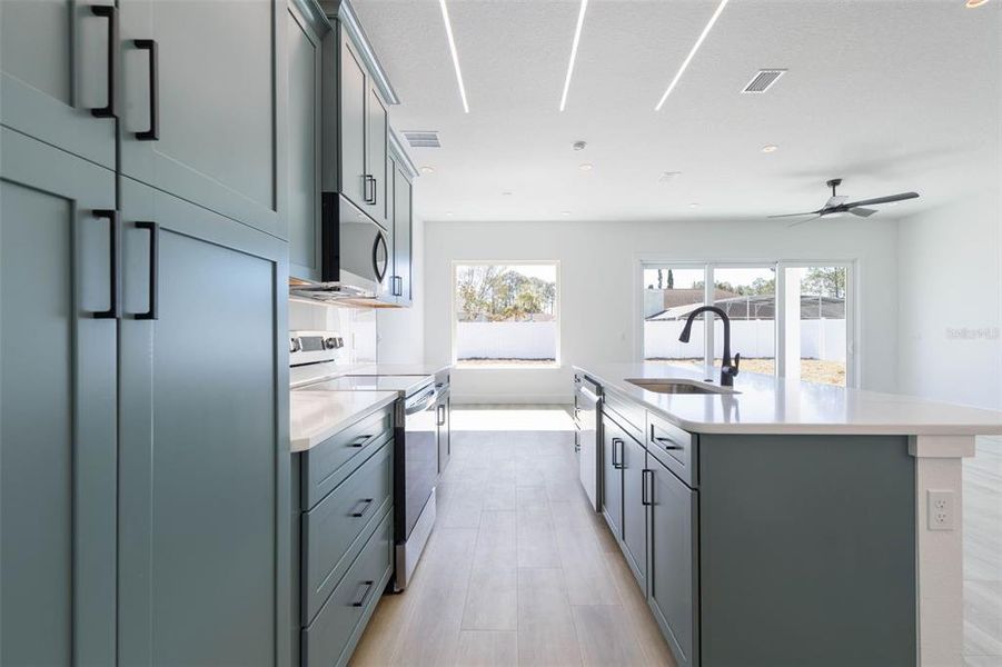 Furnished interior view inside a new home in , Palm Coast (Image 16). Furnished interior view inside a new home in , Palm Coast (Image 16).