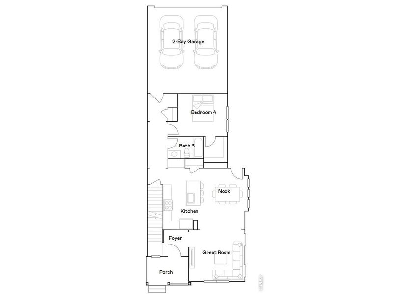 2D floor plan layout of this home in Timber Lark, Fort Collins, CO (Image 2). 2D floor plan layout of this home in Timber Lark, Fort Collins, CO (Image 2).