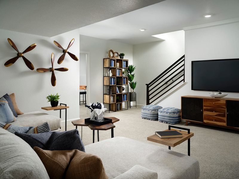 Representative furnished interior of a home built from the 2 by Tri Pointe Homes in Sugar Mill Village, Longmont (Image 9).