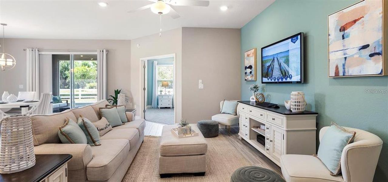 Furnished interior view inside a new home in The Lakes, Lake Alfred (Image 10).